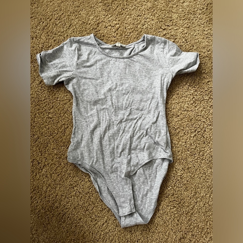 Gray bodysuit